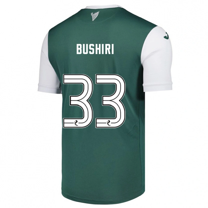 Danxen Kid Rocky Bushiri #33 Green White Home Jersey 2025/26 T-Shirt