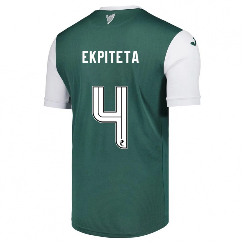 Danxen Kid Marvin Ekpiteta #4 Green White Home Jersey 2025/26 T-Shirt
