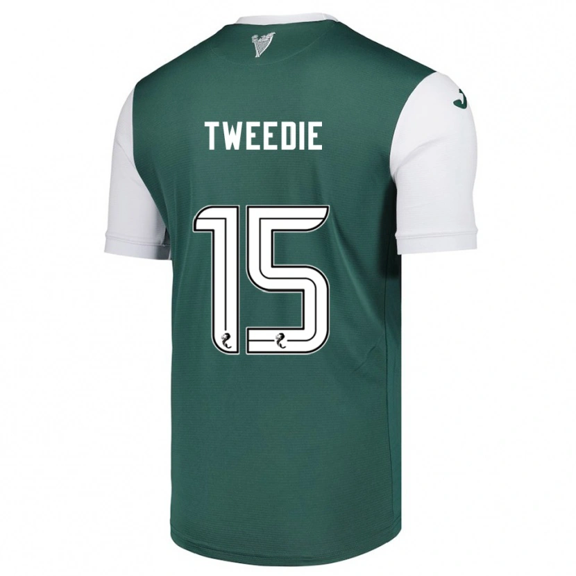 Danxen Kid Lia Tweedie #15 Green White Home Jersey 2025/26 T-Shirt