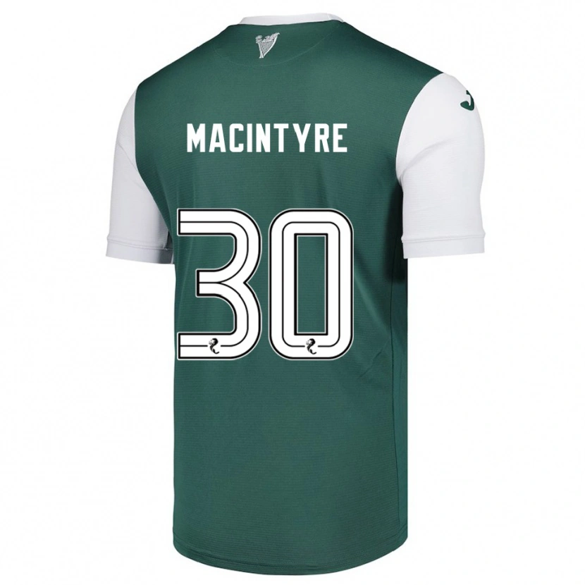 Danxen Kid Jacob Macintyre #30 Green White Home Jersey 2025/26 T-Shirt