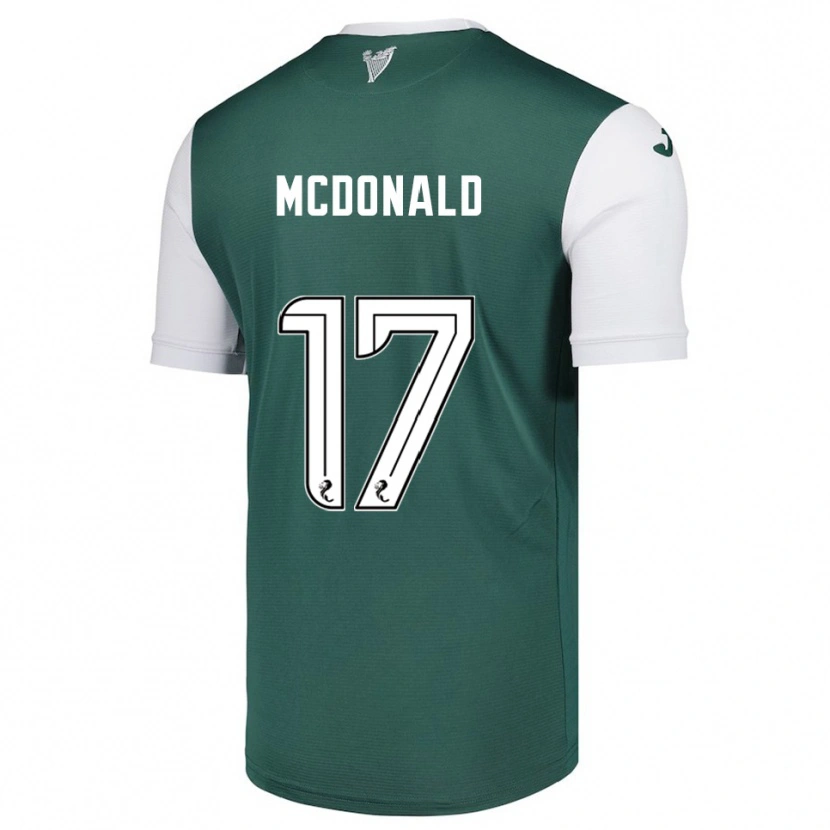 Danxen Kid Josh Mcdonald #17 Green White Home Jersey 2025/26 T-Shirt