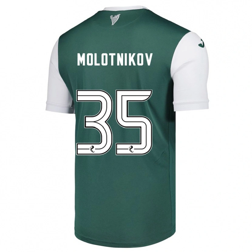 Danxen Kid Rudi Molotnikov #35 Green White Home Jersey 2025/26 T-Shirt