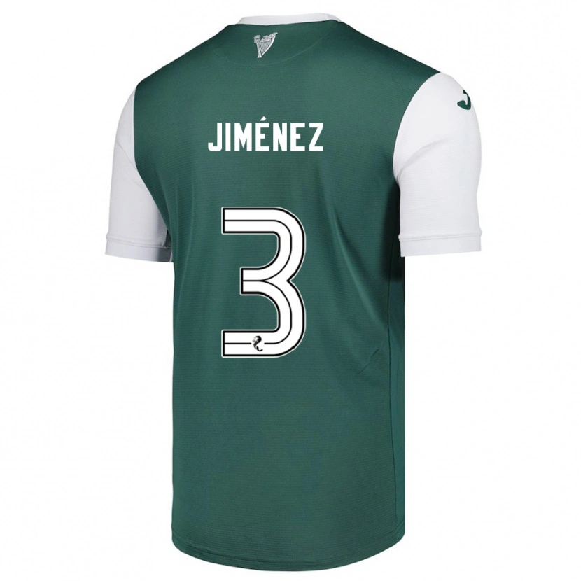 Danxen Kid Logan Jiménez #3 Green White Home Jersey 2025/26 T-Shirt