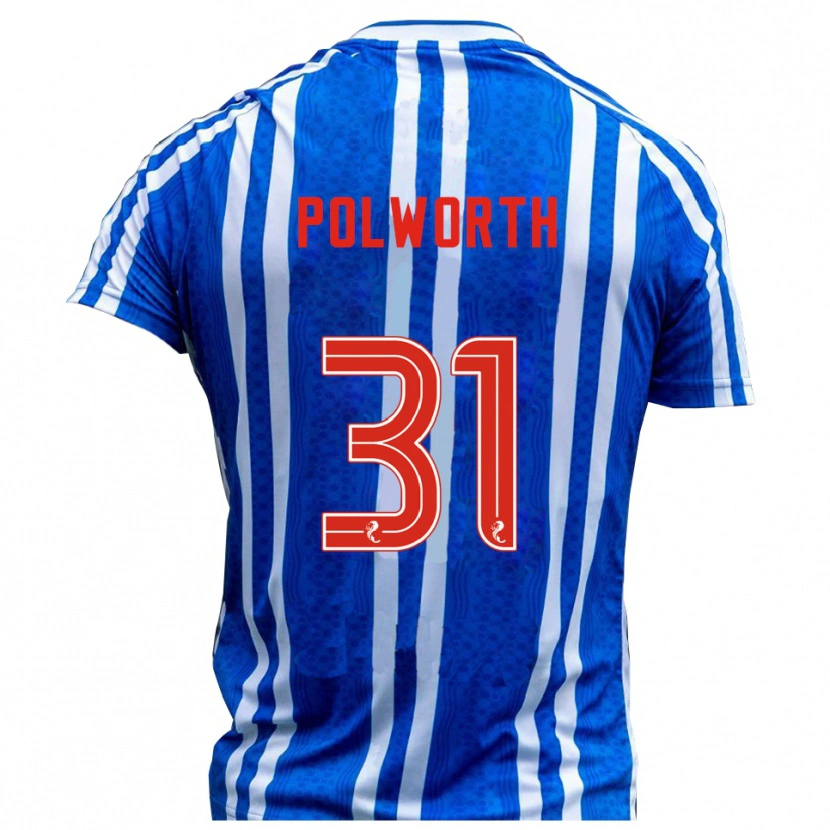 Danxen Kid Liam Polworth #31 Blue White Home Jersey 2025/26 T-Shirt