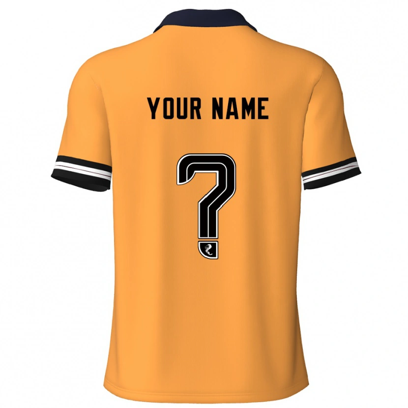Danxen Kid Your Name #0 Yellow Black Home Jersey 2025/26 T-Shirt