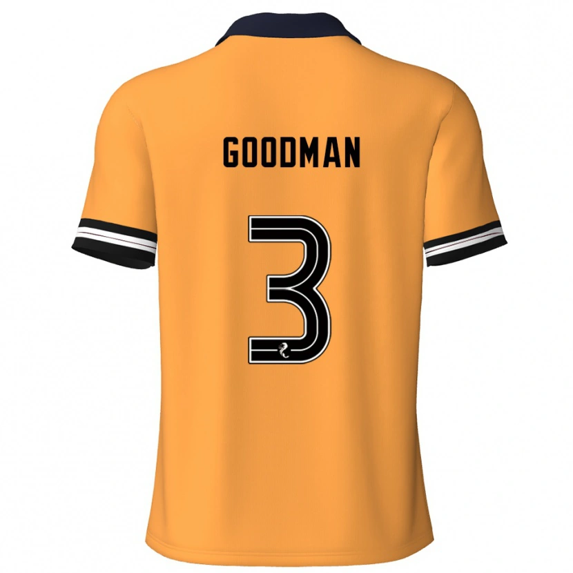 Danxen Kid Mya Goodman #3 Yellow Black Home Jersey 2025/26 T-Shirt