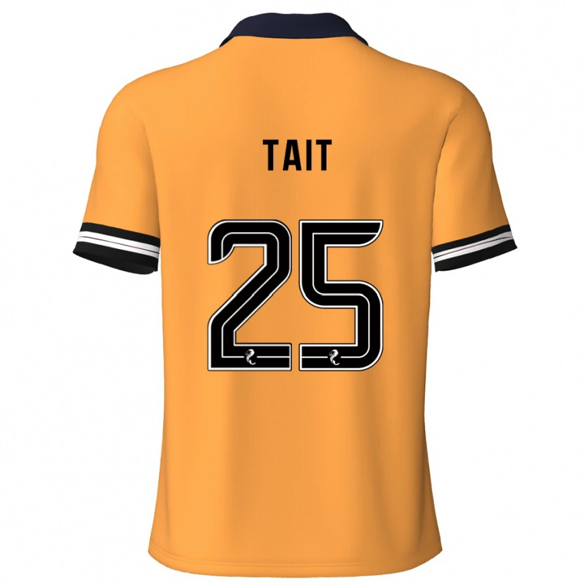 Danxen Kid Macaulay Tait #25 Yellow Black Home Jersey 2025/26 T-Shirt