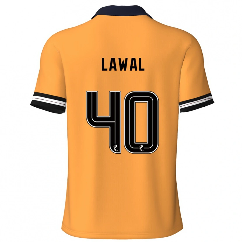 Danxen Kid Samson Lawal #40 Yellow Black Home Jersey 2025/26 T-Shirt