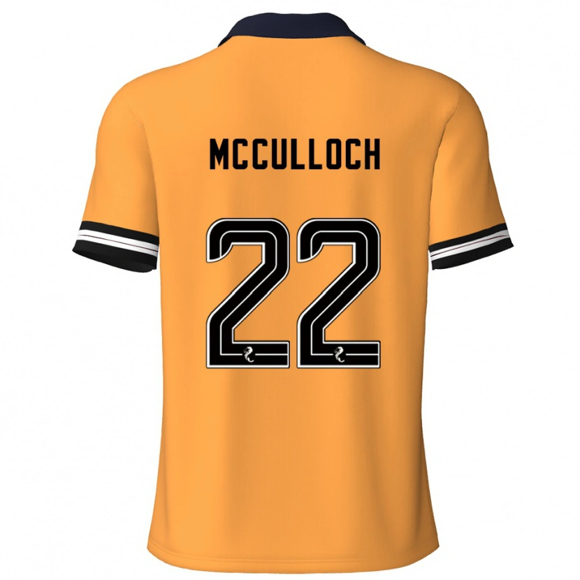 Danxen Kid Seren Mcculloch #22 Yellow Black Home Jersey 2025/26 T-Shirt