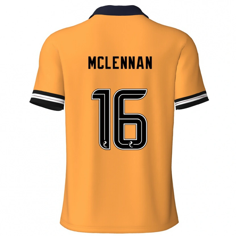 Danxen Kid Connor Mclennan #16 Yellow Black Home Jersey 2025/26 T-Shirt