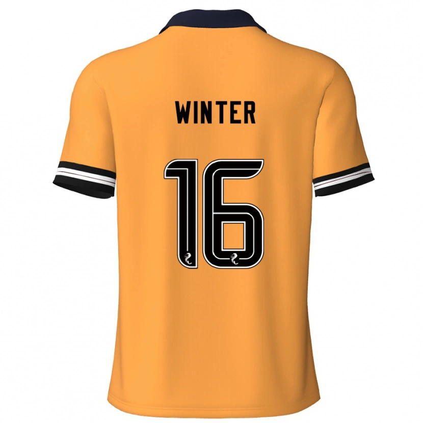 Danxen Kid Andy Winter #16 Yellow Black Home Jersey 2025/26 T-Shirt