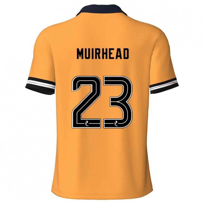 Danxen Kid Robbie Muirhead #23 Yellow Black Home Jersey 2025/26 T-Shirt
