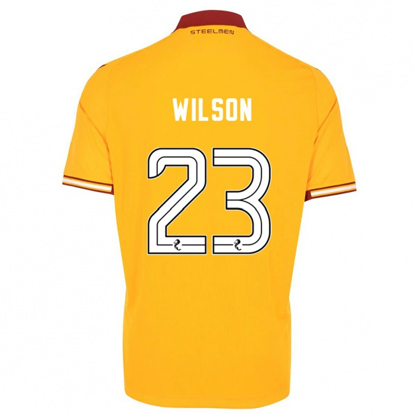 Danxen Kid Ewan Wilson #23 Yellow Burgundy Home Jersey 2025/26 T-Shirt