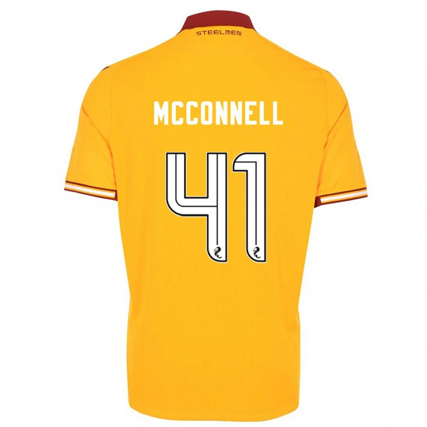 Danxen Kid Jack Mcconnell #41 Yellow Burgundy Home Jersey 2025/26 T-Shirt