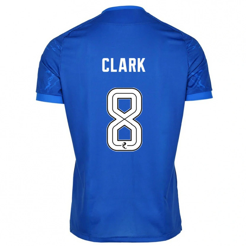 Danxen Kid Hannah Clark #8 Blue White Home Jersey 2025/26 T-Shirt