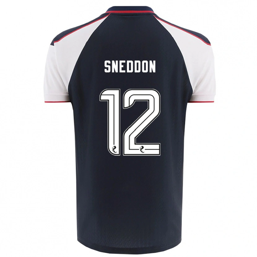 Danxen Kid Jamie Sneddon #12 Navy White Home Jersey 2025/26 T-Shirt