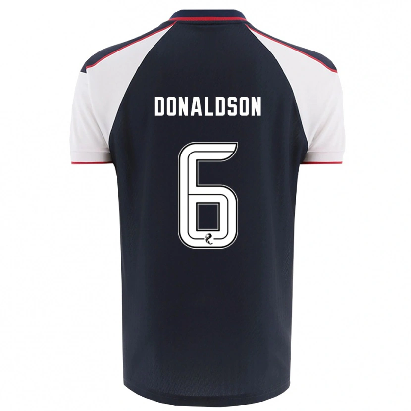Danxen Kid Coll Donaldson #6 Navy White Home Jersey 2025/26 T-Shirt