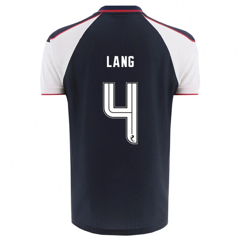 Danxen Kid Tom Lang #4 Navy White Home Jersey 2025/26 T-Shirt