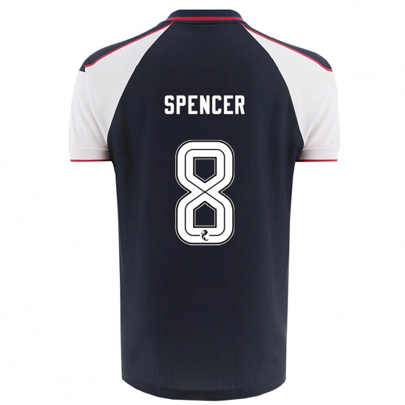 Danxen Kid Brad Spencer #8 Navy White Home Jersey 2025/26 T-Shirt