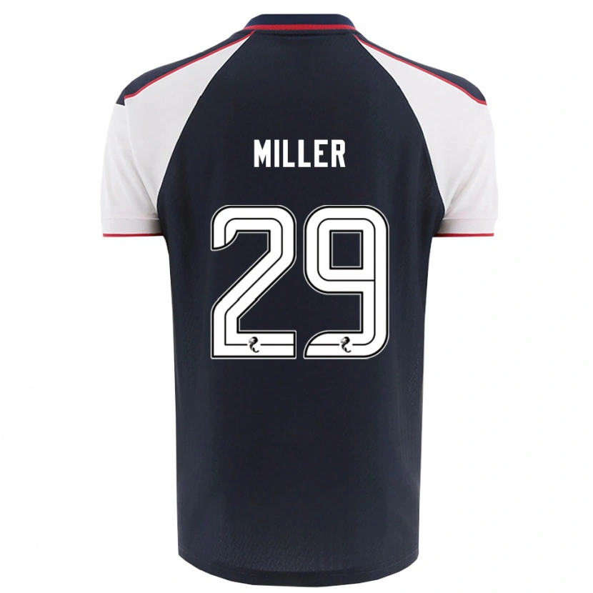 Danxen Kid Calvin Miller #29 Navy White Home Jersey 2025/26 T-Shirt