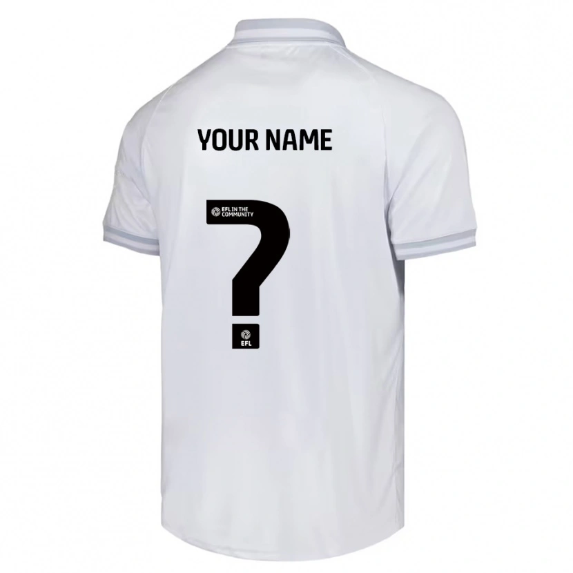 Danxen Kid Your Name #0 White Gray Black Away Jersey 2025/26 T-Shirt