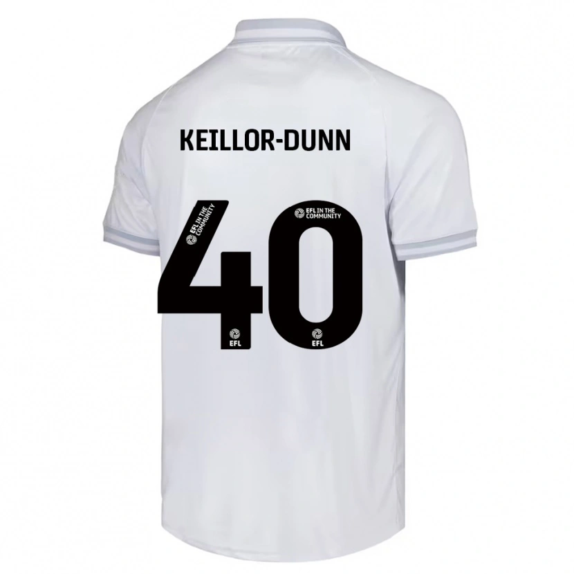 Danxen Kid Davis Keillor-Dunn #40 White Gray Black Away Jersey 2025/26 T-Shirt