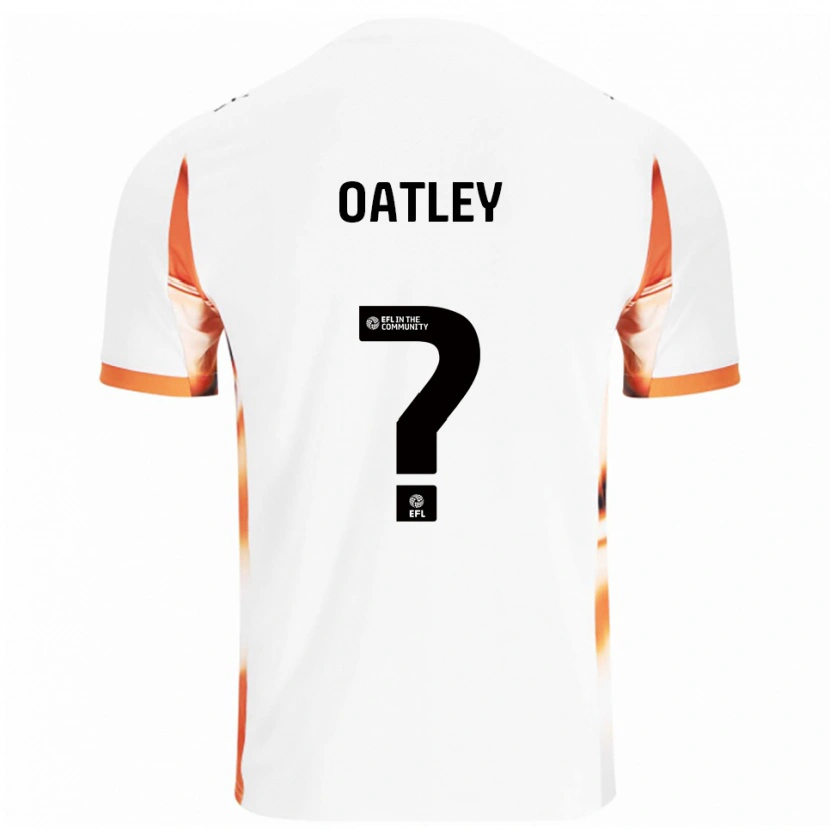 Danxen Kid Lauren Oatley #0 White Orange Black Away Jersey 2025/26 T-Shirt