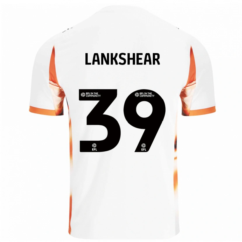 Danxen Kid Alex Lankshear #39 White Orange Black Away Jersey 2025/26 T-Shirt