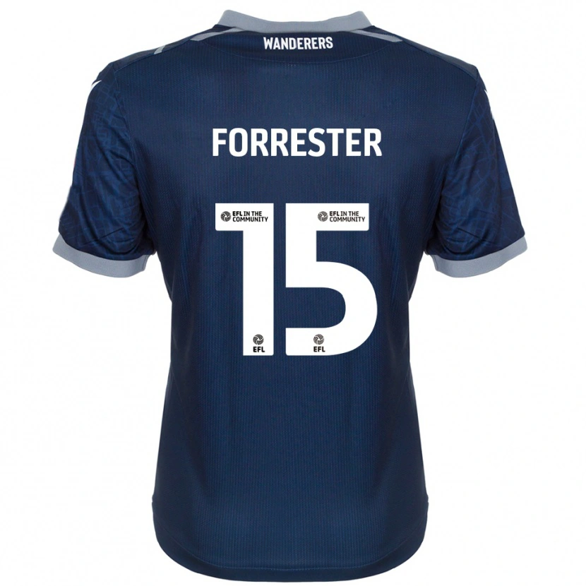 Danxen Kid Will Forrester #15 Navy Gray Away Jersey 2025/26 T-Shirt