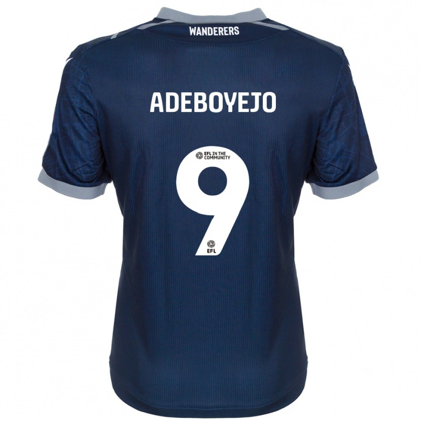 Danxen Kid Victor Adeboyejo #9 Navy Gray Away Jersey 2025/26 T-Shirt