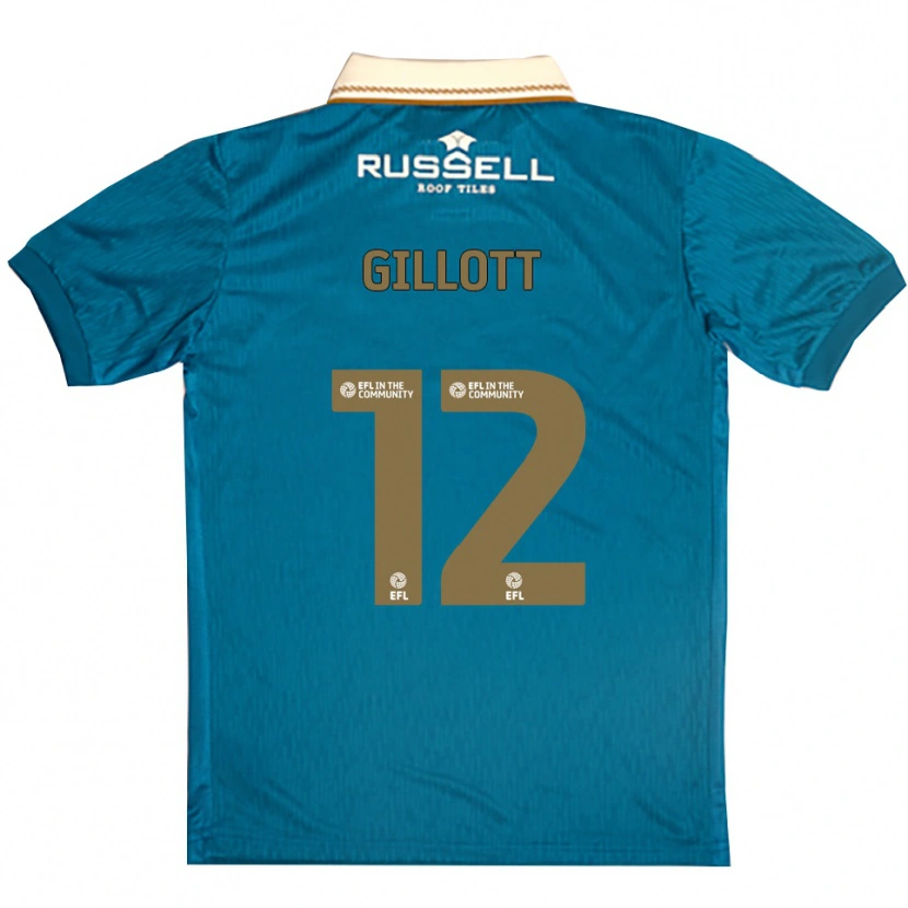Danxen Kid Emily Gillott #12 Sky Blue White Away Jersey 2025/26 T-Shirt
