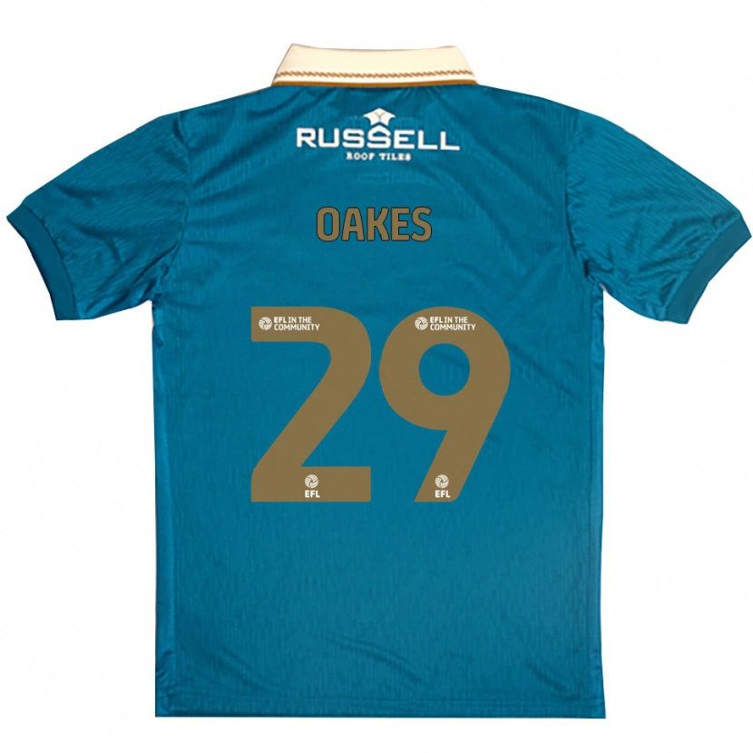 Danxen Kid Toby Oakes #29 Sky Blue White Away Jersey 2025/26 T-Shirt