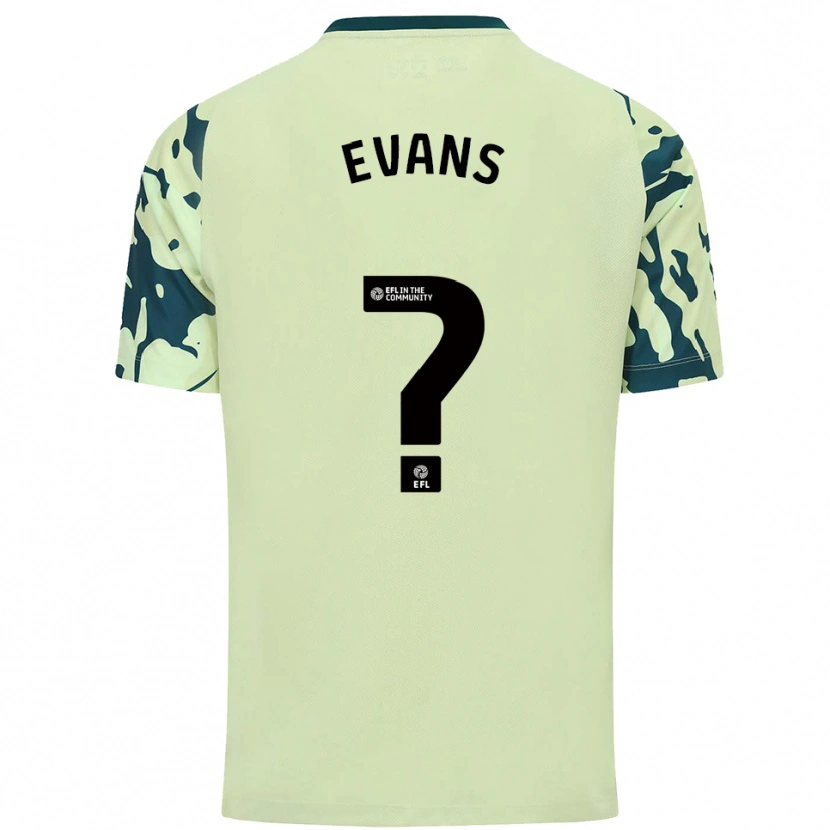 Danxen Kid Grufydd Evans #0 Dark Green Away Jersey 2025/26 T-Shirt