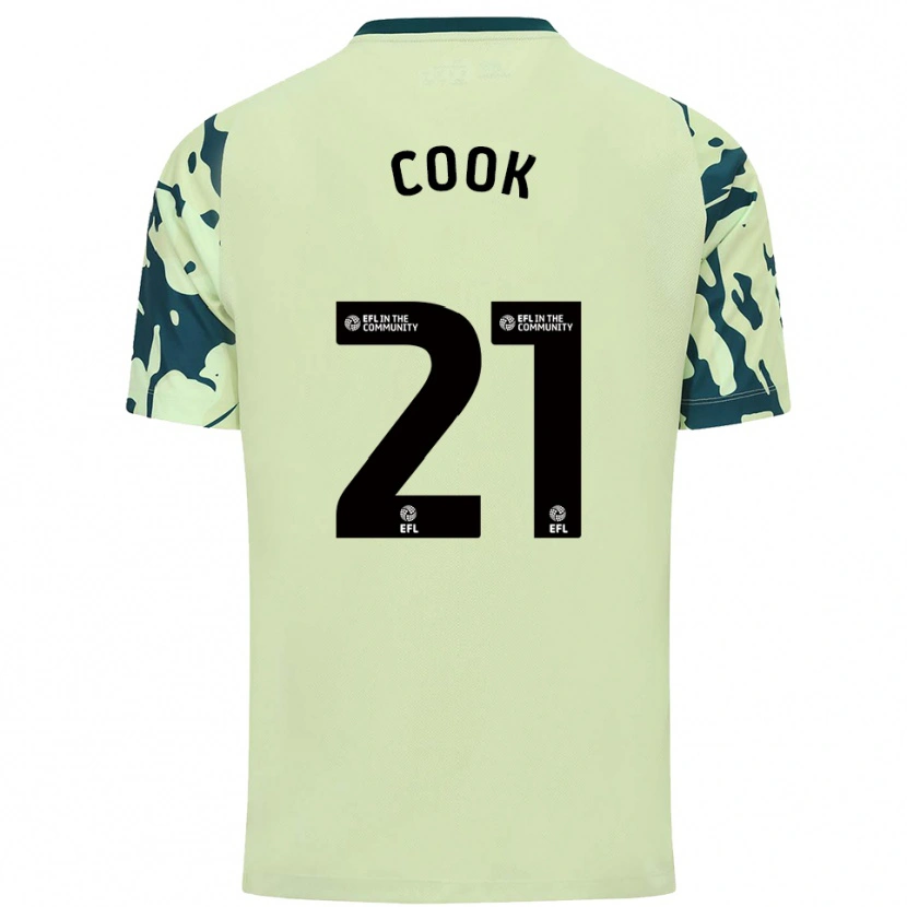 Danxen Kid Mikayla Cook #21 Dark Green Away Jersey 2025/26 T-Shirt