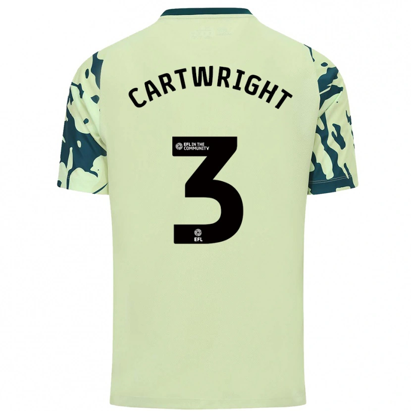 Danxen Kid Logan Cartwright #3 Dark Green Away Jersey 2025/26 T-Shirt