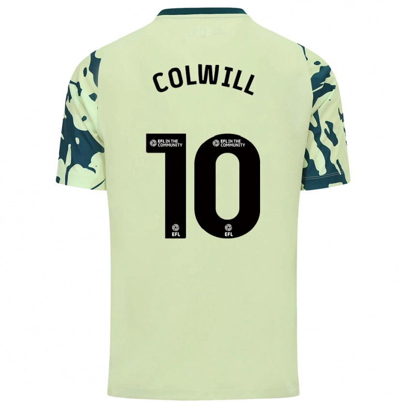 Danxen Kid Rubin Colwill #10 Dark Green Away Jersey 2025/26 T-Shirt
