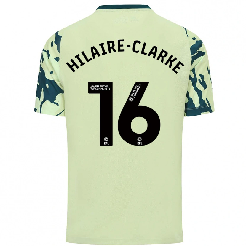 Danxen Kid Riley Hilaire-Clarke #16 Dark Green Away Jersey 2025/26 T-Shirt