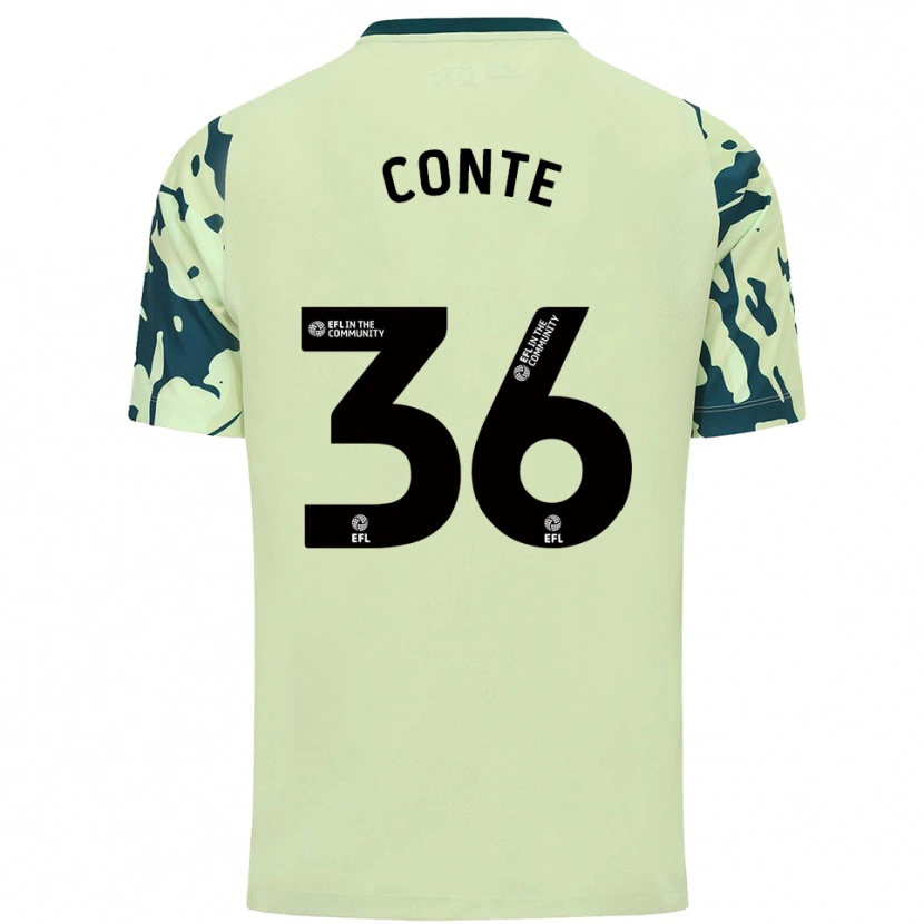 Danxen Kid Raheem Conte #36 Dark Green Away Jersey 2025/26 T-Shirt