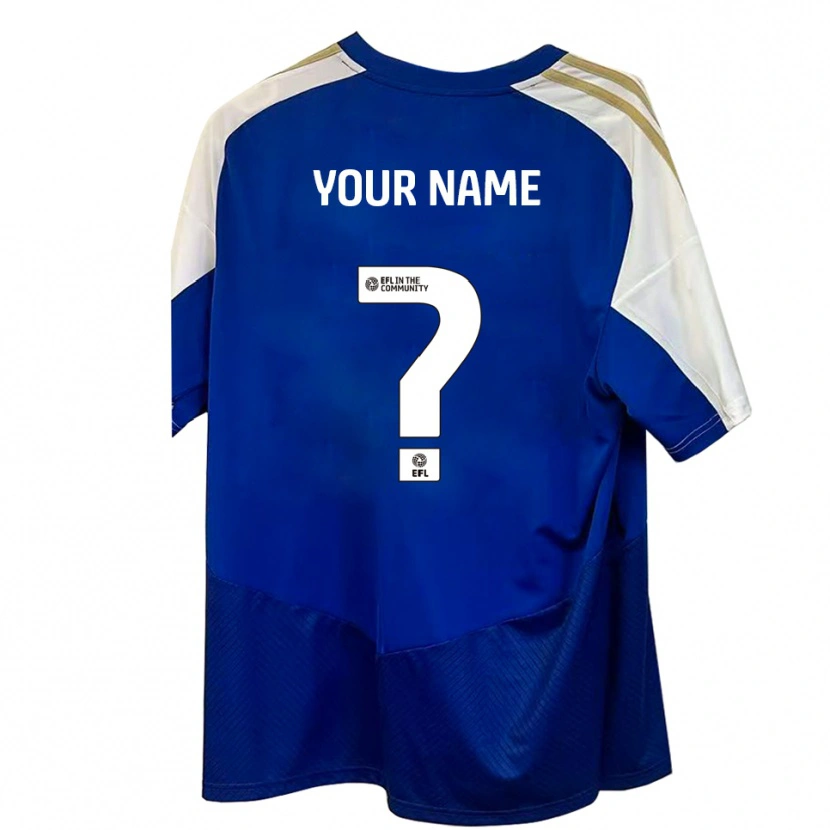 Danxen Kid Your Name #0 Blue White Gold Away Jersey 2025/26 T-Shirt