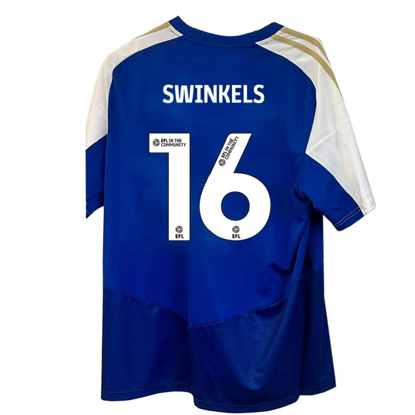 Danxen Kid Sil Swinkels #16 Blue White Gold Away Jersey 2025/26 T-Shirt