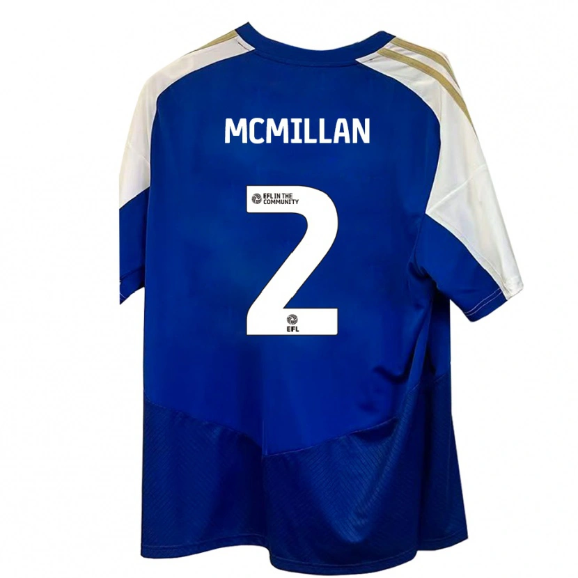 Danxen Kid Jack Mcmillan #2 Blue White Gold Away Jersey 2025/26 T-Shirt