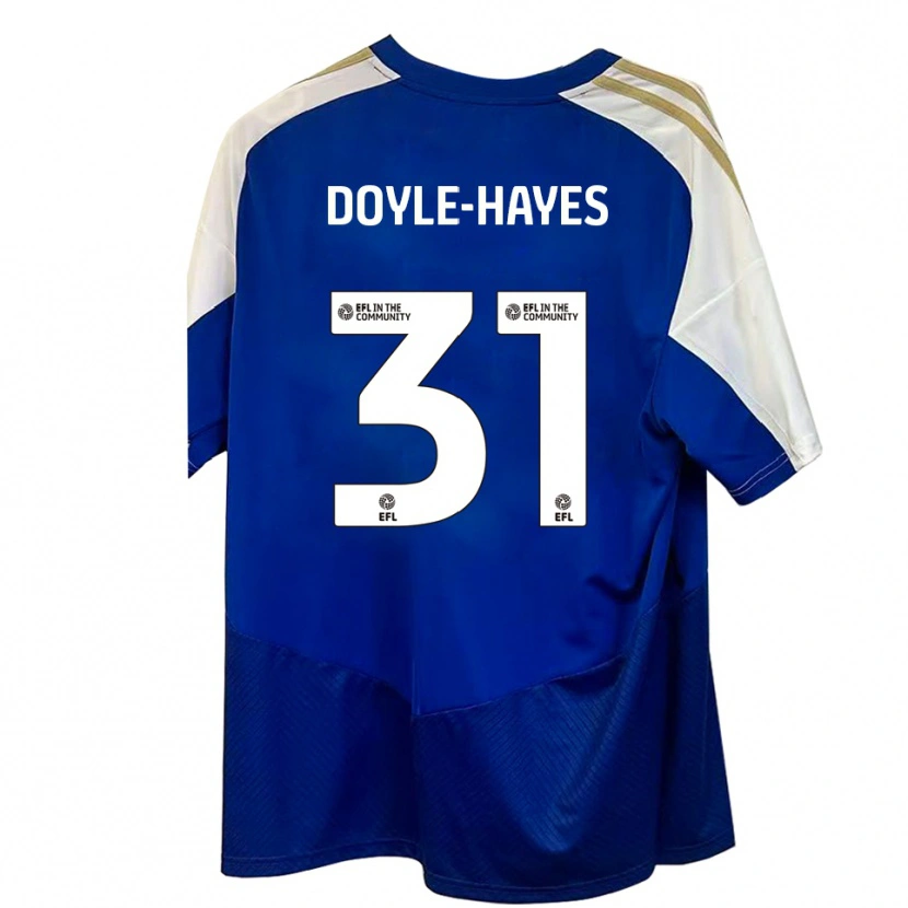 Danxen Kid Jake Doyle-Hayes #31 Blue White Gold Away Jersey 2025/26 T-Shirt