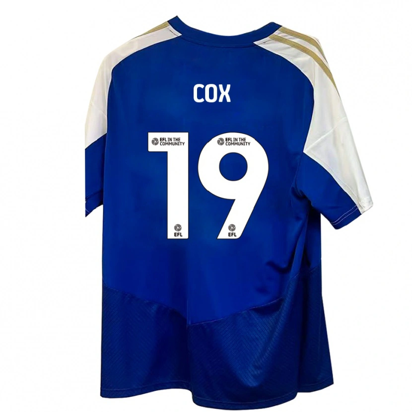 Danxen Kid Sonny Cox #19 Blue White Gold Away Jersey 2025/26 T-Shirt