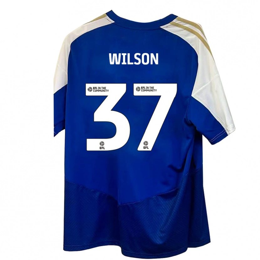 Danxen Kid Kieran Wilson #37 Blue White Gold Away Jersey 2025/26 T-Shirt