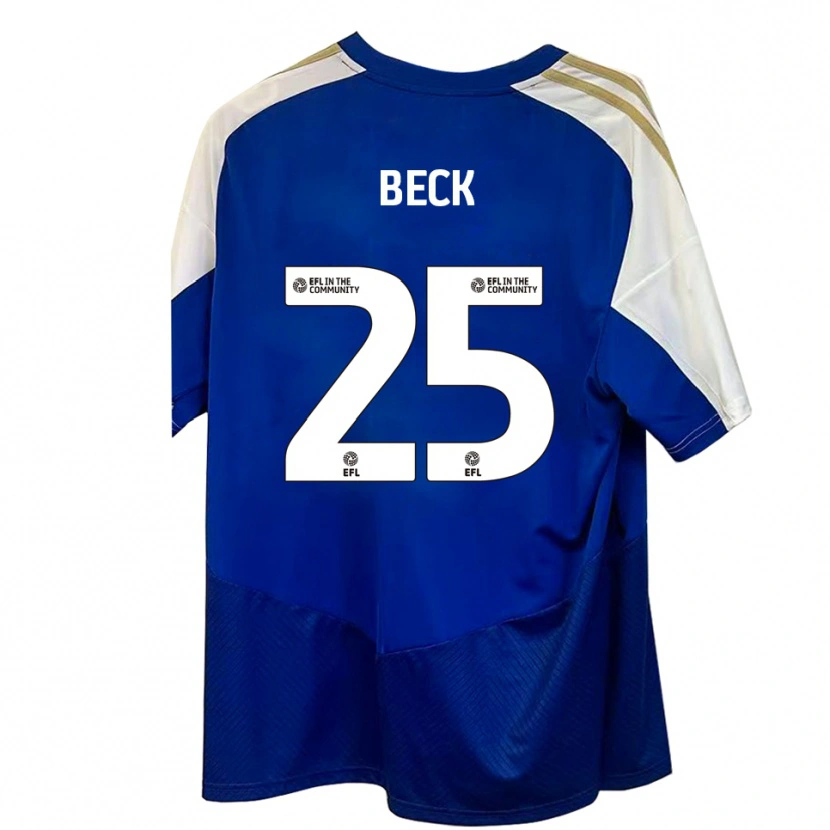 Danxen Kid Steph Beck #25 Blue White Gold Away Jersey 2025/26 T-Shirt