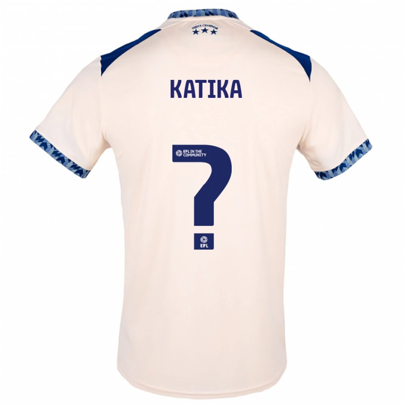 Danxen Kid Emick Katika #0 Off White Navy Away Jersey 2025/26 T-Shirt