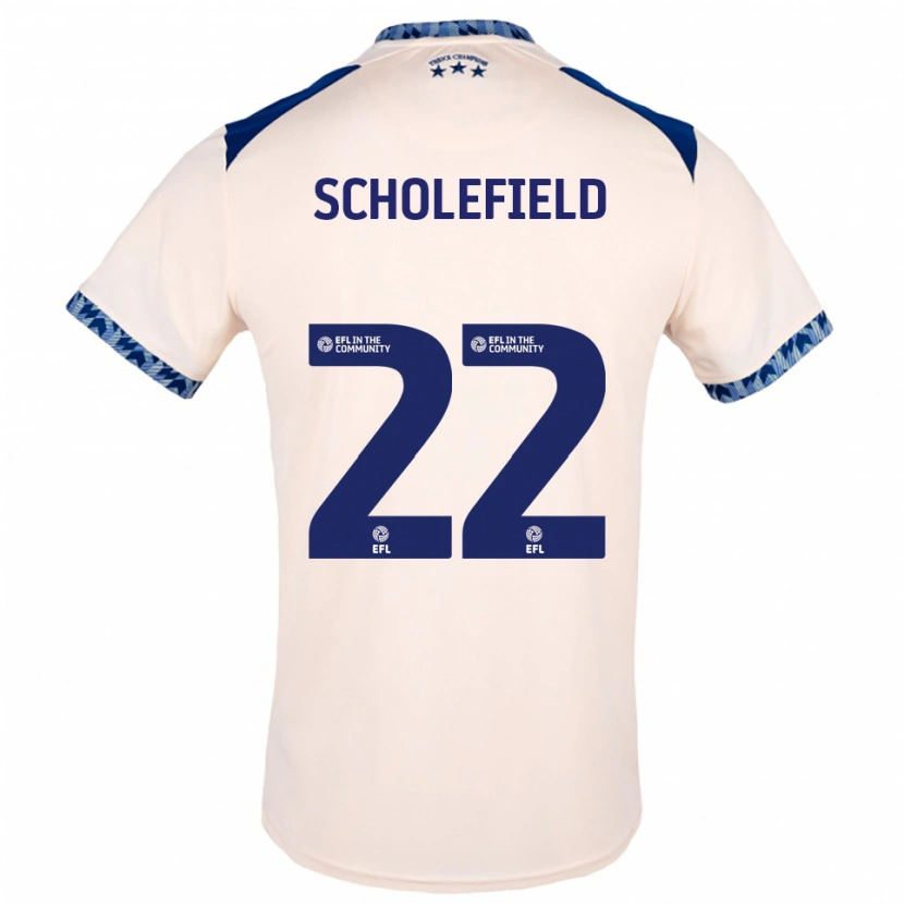 Danxen Kid Lois Scholefield #22 Off White Navy Away Jersey 2025/26 T-Shirt