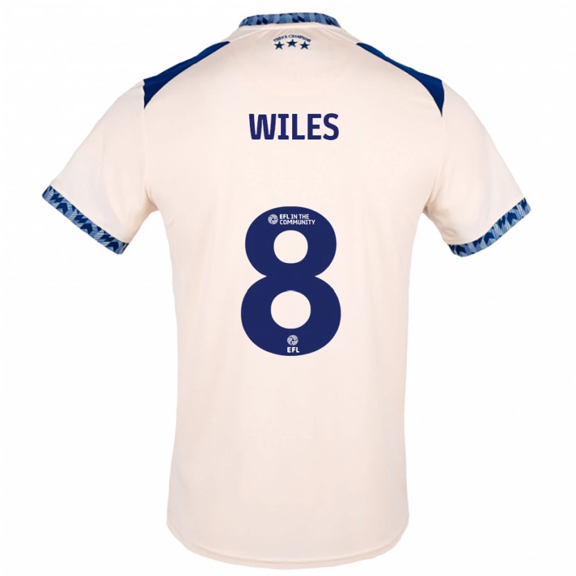 Danxen Kid Ben Wiles #8 Off White Navy Away Jersey 2025/26 T-Shirt