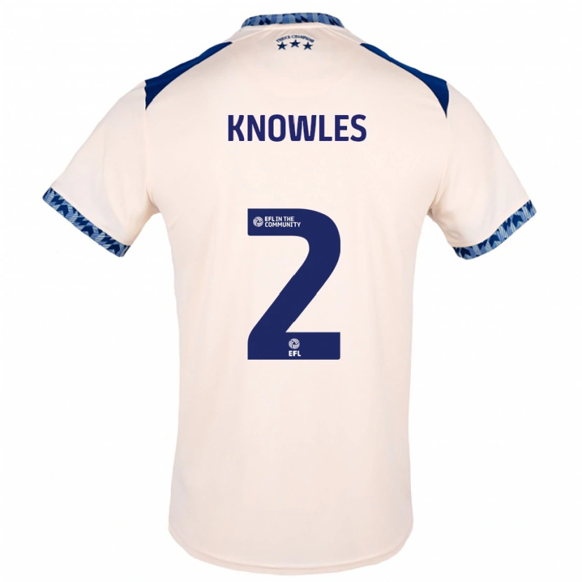 Danxen Kid Charlie Knowles #2 Off White Navy Away Jersey 2025/26 T-Shirt