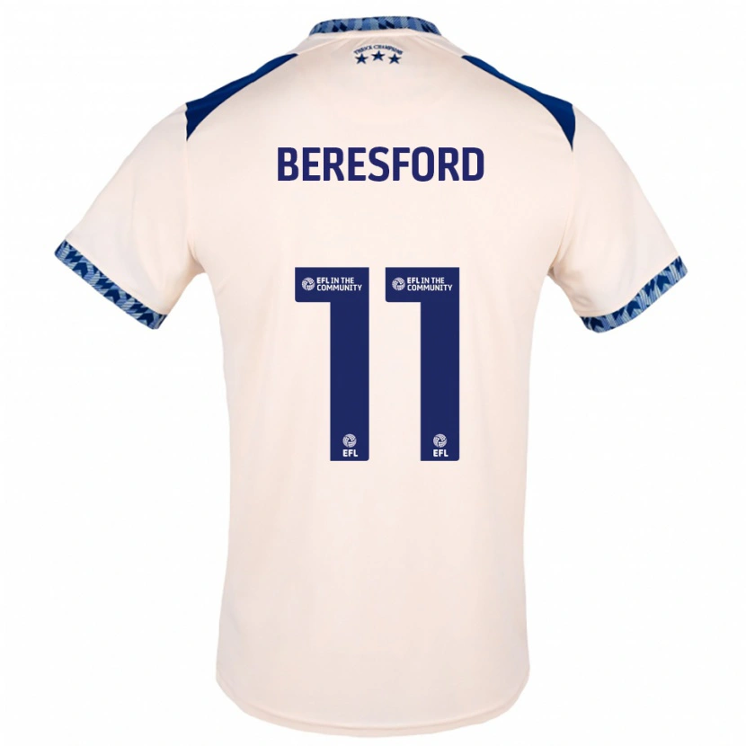 Danxen Kid Rebecca Beresford #11 Off White Navy Away Jersey 2025/26 T-Shirt